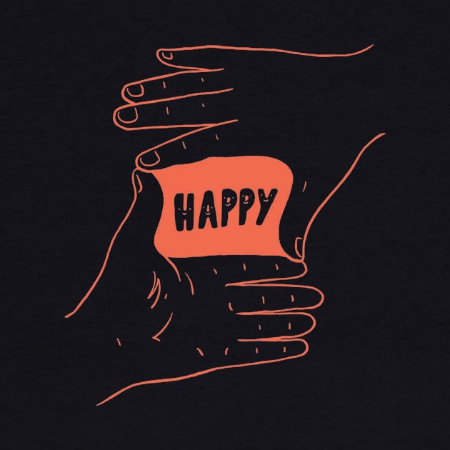 Happy T-shirt by Maatriks